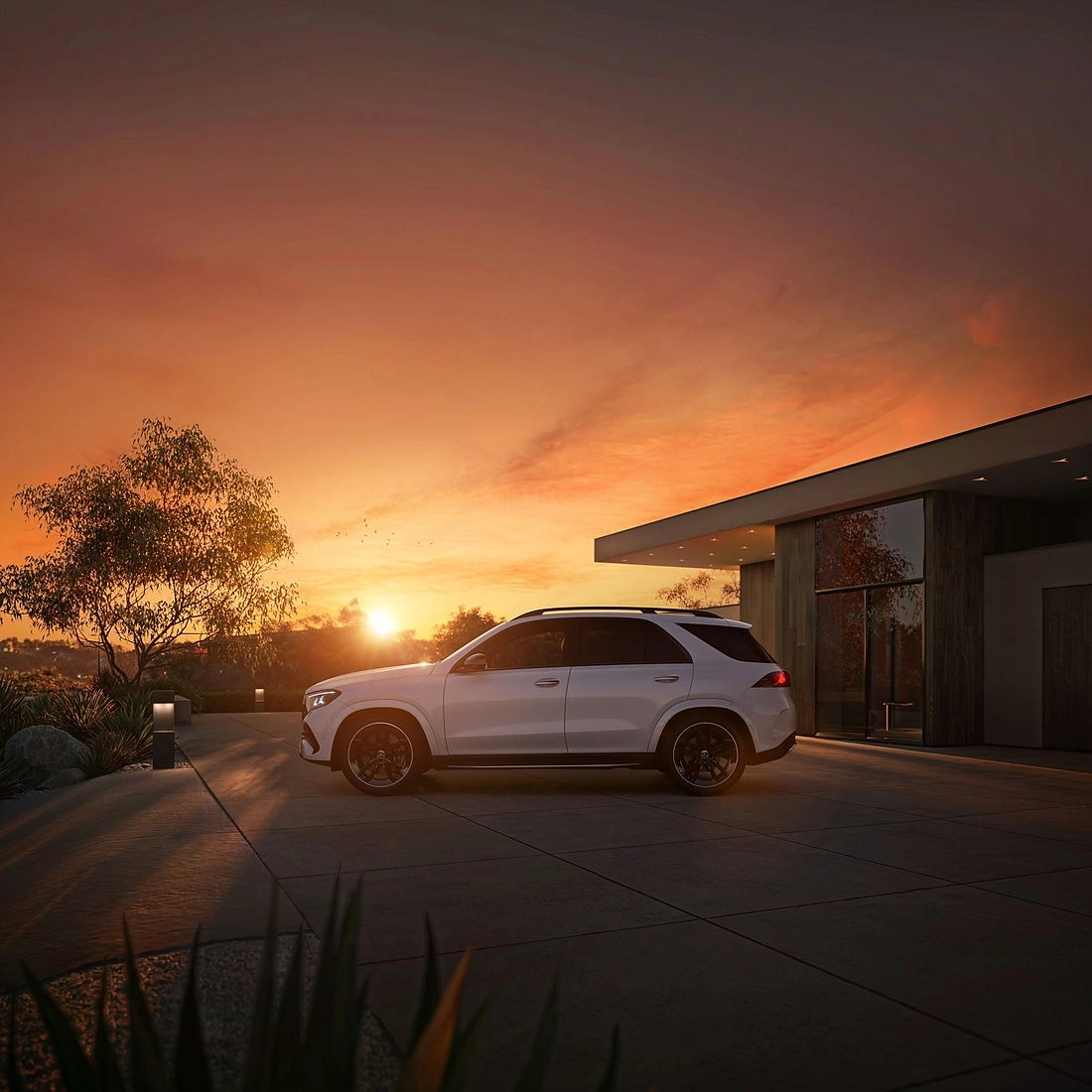 Mercedes-Benz GLE pseudo eindheffing