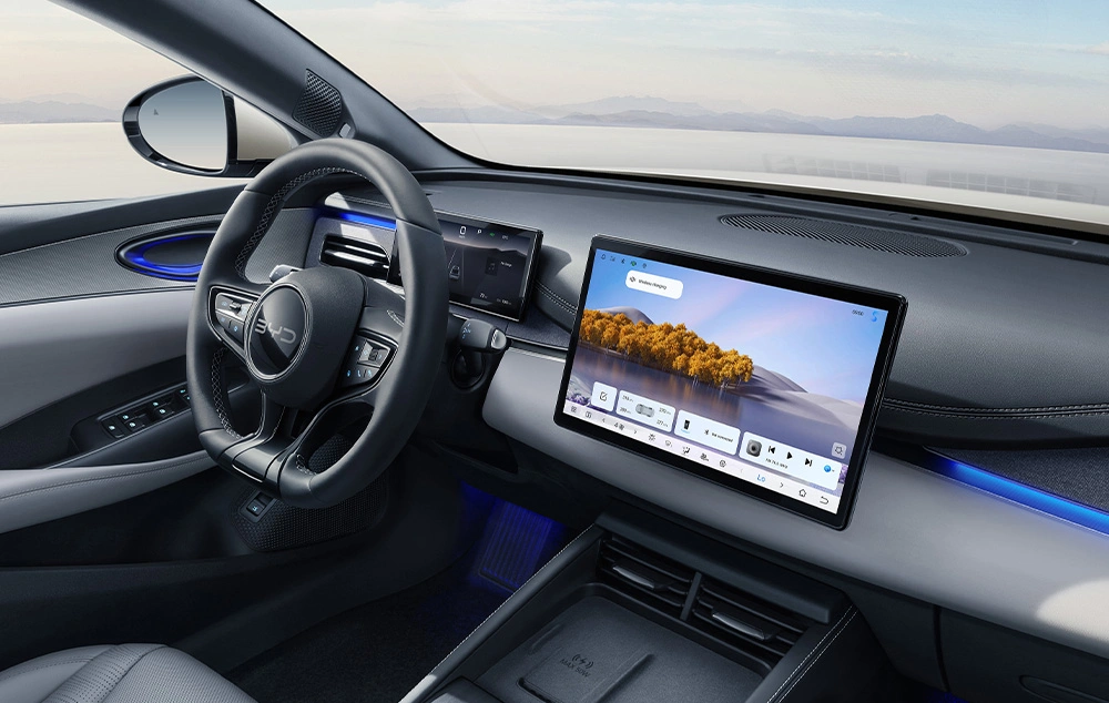 BYD SEAL 6 DM-i TOURING Interieur Zwevend 15,6”touchscreen Gomes