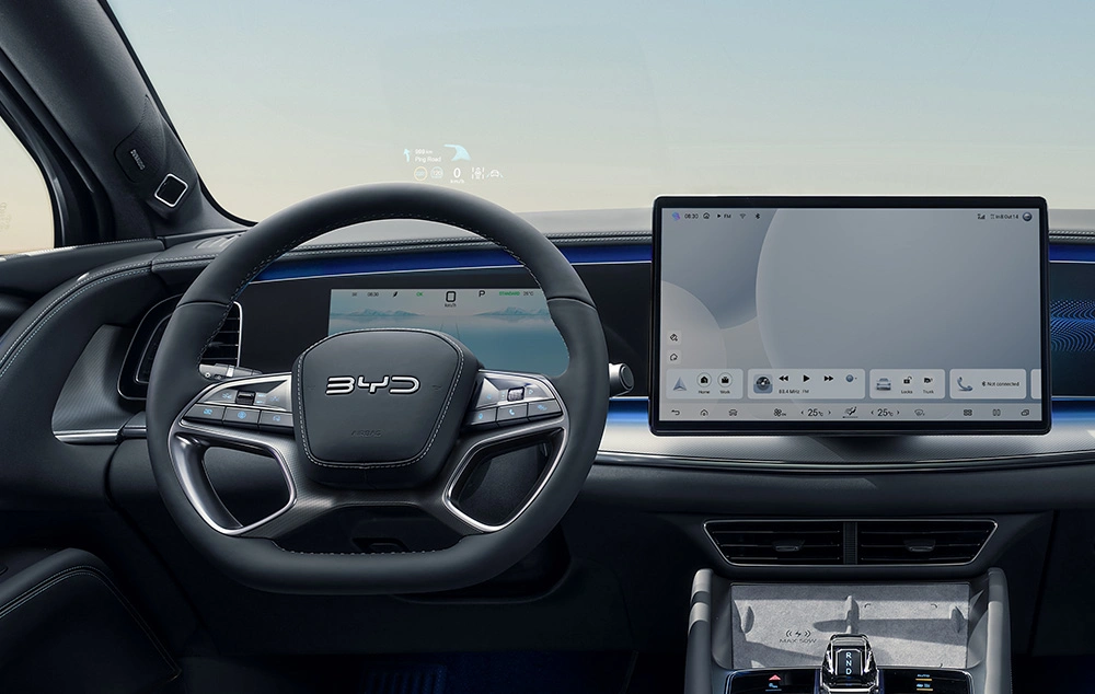 BYD SEALION Interieur Head-up display Gomes