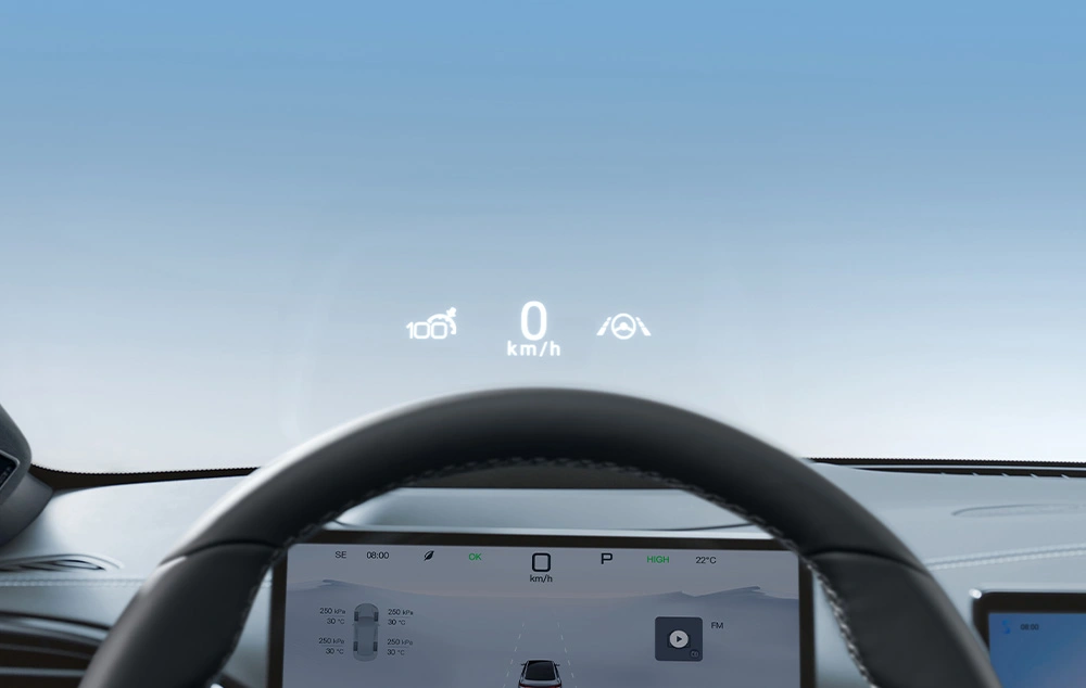 BYD SEAL Interieur Head-up display Gomes
