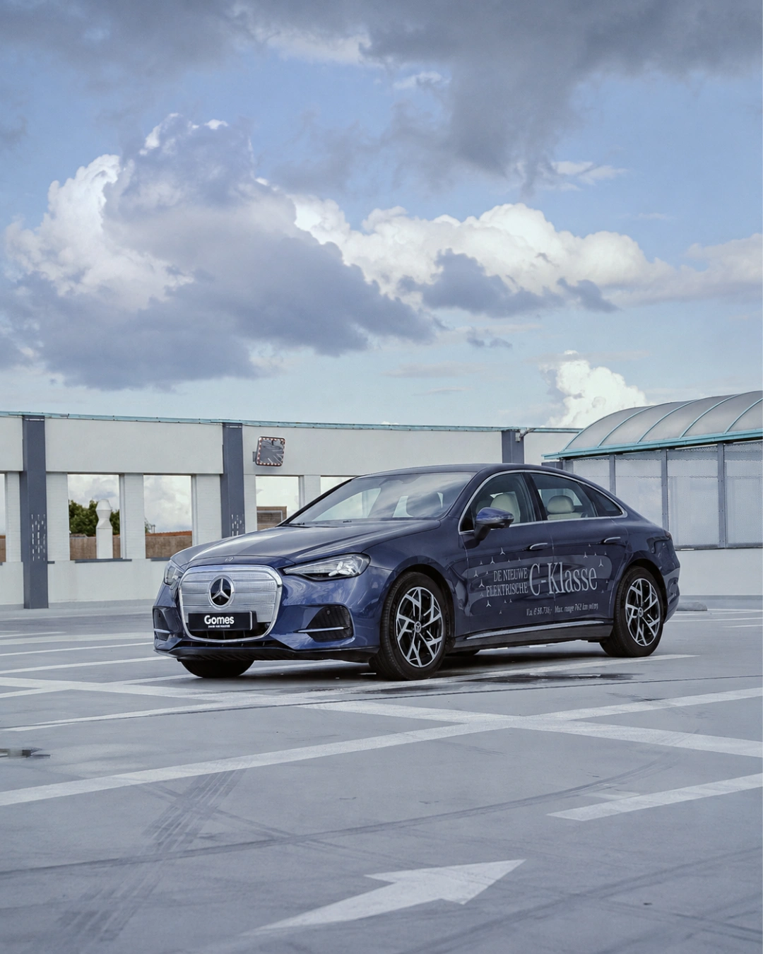 De elektrische Mercedes-Benz CLA Shooting Brake