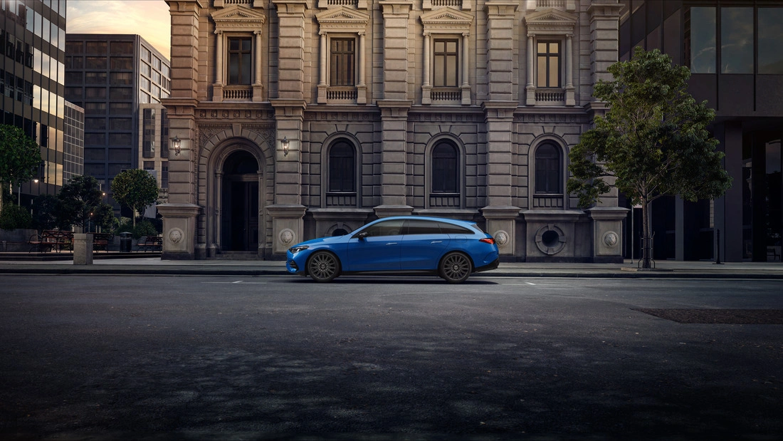 CLA Sportief Shooting Brake silhouet