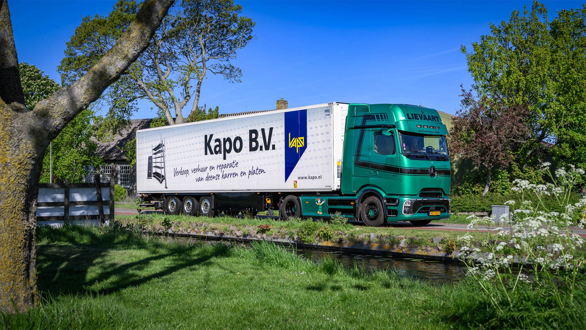 Aflevering Lievaart eActros 600 GomesTrucks