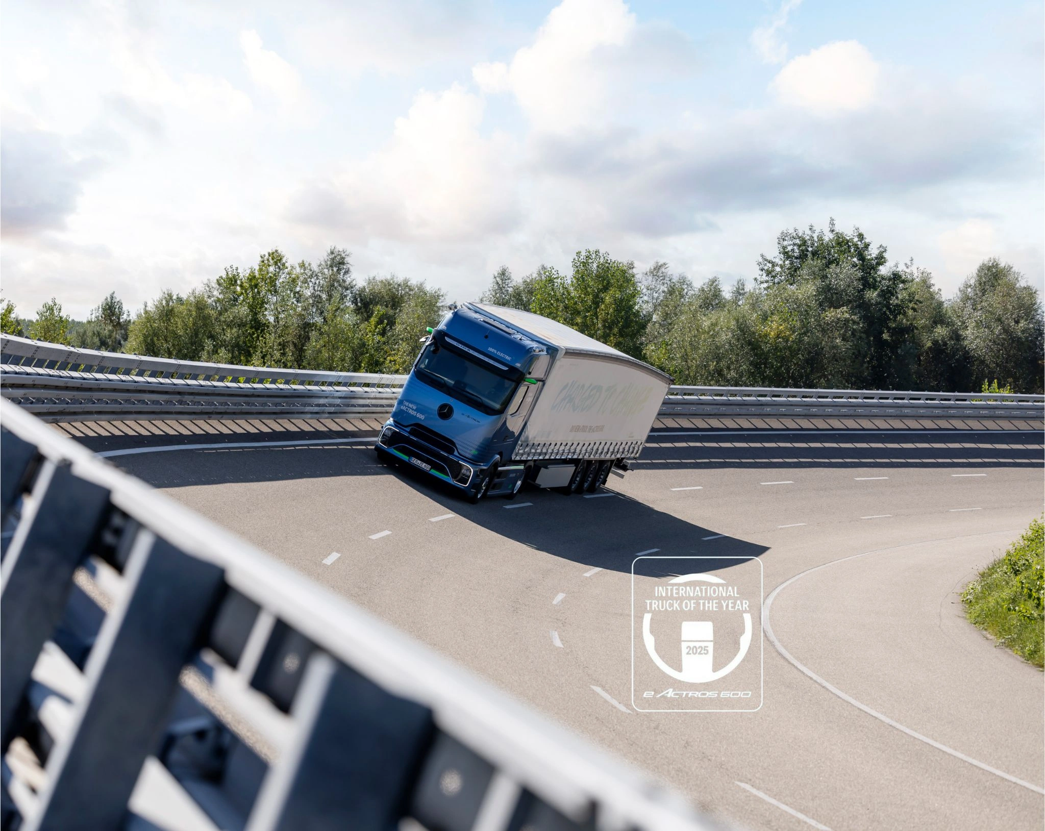 Foto van de eActros van Mercedes-Benz