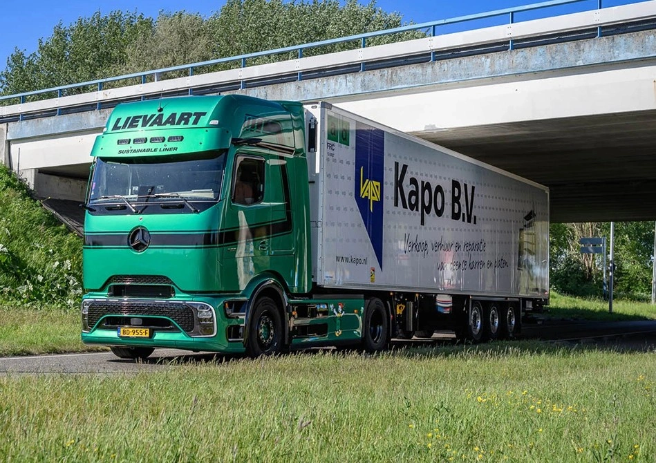 Elektrisch over de Alpen: hoe Lievaart de eActros 600 slim inzet