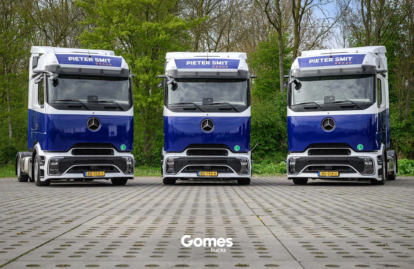 Pieter Smit Group vernieuwt vloot met 41 Actros trucks via GomesTrucks